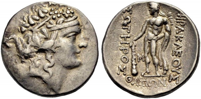 GRIECHISCHE MÜNZEN 
 INSELN VOR THRAKIEN 
 THASOS 
 Tetradrachmon, nach 146 v...