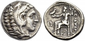 GRIECHISCHE MÜNZEN 
 MAKEDONIEN 
 KÖNIGE VON MAKEDONIEN 
 Alexander III. der Grosse, 336-323 v. Chr. 
 Tetradrachmon, postum, c. 320-317 v. Chr. '...