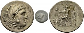 GRIECHISCHE MÜNZEN 
 MAKEDONIEN 
 KÖNIGE VON MAKEDONIEN 
 Alexander III. der Grosse, 336-323 v. Chr. 
 Tetradrachmon, postum, ca. 188-170 v. Chr. ...