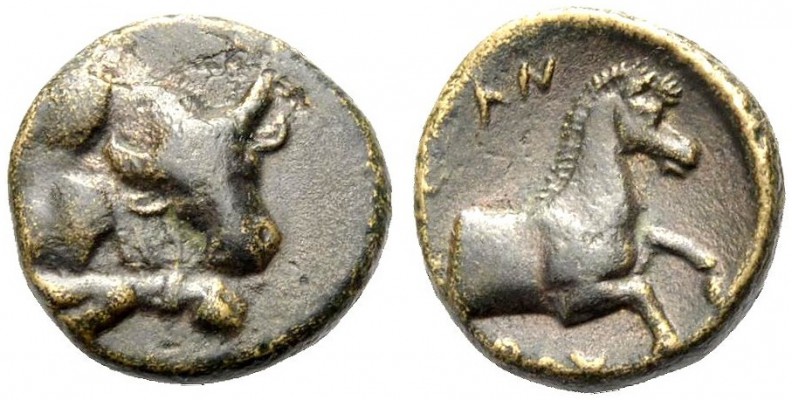 GRIECHISCHE MÜNZEN 
 THESSALIEN 
 PHERAI 
 Bronze, 369-359 v. Chr. Unter Alex...