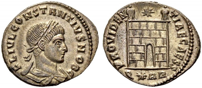 RÖMISCHE MÜNZEN 
 KAISERZEIT 
 Constantius II. Caesar, 324-337. Nummus, 324-32...