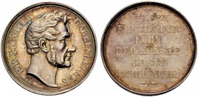 ALTDEUTSCHE MÜNZEN UND MEDAILLEN 
 BAYERN, KÖNIGREICH 
 LUDWIG II., 1864-1886. Medaille o. J. (von Ries) auf Franz Xaver Gabelsberger, * 1789 Münche...