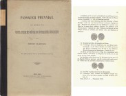 NUMISMATISCHE LITERATUR 
 MITTELALTERLICHE UND NEUZEITLICHE NUMISMATIK 
 HÖFKEN, R. von. Passauer Pfennige. Ein Beitrag zur mittelalterlichen Münzku...