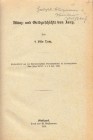 NUMISMATISCHE LITERATUR 
 MITTELALTERLICHE UND NEUZEITLICHE NUMISMATIK 
 Münz- und Geldgeschichte von Isny. SD aus den Württ. Vierteljahresheften fü...