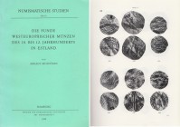 NUMISMATISCHE LITERATUR 
 MITTELALTERLICHE UND NEUZEITLICHE NUMISMATIK 
 MOLVOGIN, A. Die Funde Westeuropäischer Münzen des 10. bis 12. Jahrhunderts...