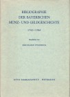 NUMISMATISCHE LITERATUR 
 MITTELALTERLICHE UND NEUZEITLICHE NUMISMATIK 
 OVERBECK, B. Bibliographie der bayerischen Münz- und Geldgeschichte 1750-19...