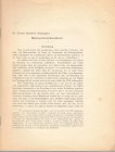 NUMISMATISCHE LITERATUR 
 MITTELALTERLICHE UND NEUZEITLICHE NUMISMATIK 
 SCHÖTTLE, G. Münzverbrecheralbum. SD aus Numismatische Zeitschrift 49 (1916...