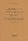 NUMISMATISCHE LITERATUR 
 MITTELALTERLICHE UND NEUZEITLICHE NUMISMATIK 
 STÜRMER, W. Verzeichnis und Gepräge der groben und kleinen Münzsorten. Nach...