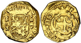 1687/6. Carlos II. MD (Madrid). M (JM ó M según Pellicer). 2 escudos. (Cal. falta) (Tauler 191 bis, mismo ejemplar de la edición digital). 6,69 g. Leo...