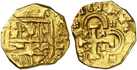 1691/89. Carlos II. (Madrid). (BR). 2 escudos. (Cal. falta) (Tauler 220a, mismo ejemplar de la edición digital, como Sevilla por error). 6,69 g. Leone...