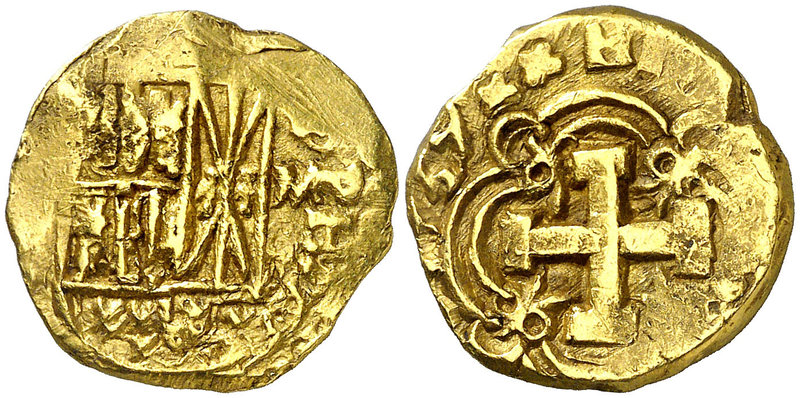 1739. Felipe V. Santa Fe de Nuevo Reino. M. 2 escudos. (Cal. 395) (Tauler 301) (...