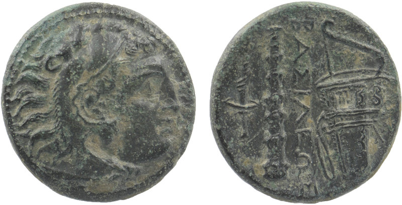 KINGS OF MACEDON. Alexander III 'the Great' (336-323). Ae. Uncertain mint in Wes...
