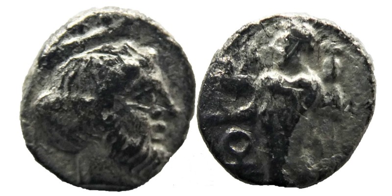 CILICIA, Tarsos. Tiribazos. Satrap of Lydia, 388-380 BC. AR Obol
Struck circa 3...