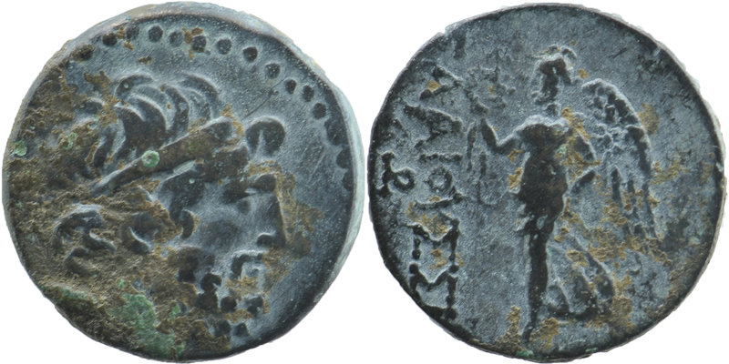 Cilicia, Elaiussa Sebaste. 1st century B.C. AE
Head of Zeus right
EΛAIOYΣIΩN, Ni...