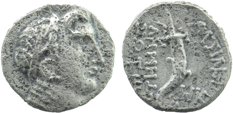 SELEUKID KINGS of SYRIA. Demetrios I Soter. 162-150 BC. AR Drachm 
Comagenian im...