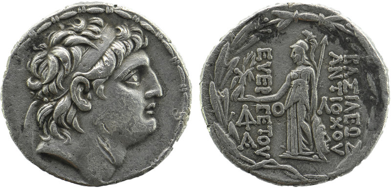 SELEUCID KINGDOM. Antiochus VII Euergetes-Sidetes (138-129 BC). AR tetradrachm
...