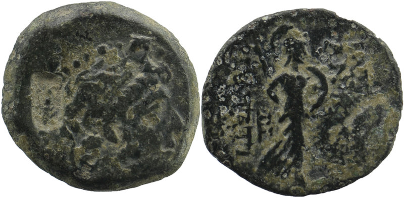 SELEUKID KINGDOM. Antiochos IX Philopator (114/3-95 BC). Ae.
Diademed head right...