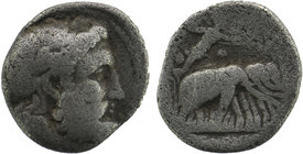 SELEUKID EMPIRE. Seleukos I Nikator. 312-281 BC. AR Drachm
 Seleukeia on the Tigris II mint. Struck circa 296/5-281 BC. 
Laureate head of Zeus right
A...