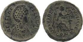 Aelia Flaccilla (379-386/8). AE 14 (0.85 g), Constantinople, 379-383.
Obv. AEL FLACILLA AVG, Diademed and draped bust of Aelia Flacilla to right.
Re...