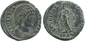 Helena AE Follis. Antioch, AD 328-329. Antioch Mint
Diademed and mantled bust right / Securitas standing left, holding branch, ·SMANTB in exergue. 
RI...