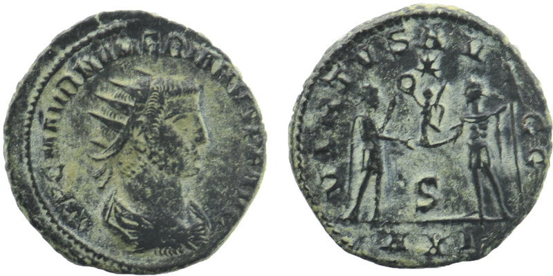 NUMERIAN Aurelianus Caesar 282-283 
Radiate and cuirassed bust right
Rev: Empero...