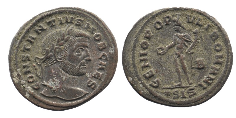 Constantius I. As Caesar, A.D. 293-305. AE follis
Laureate head right.
Rev: Ge...