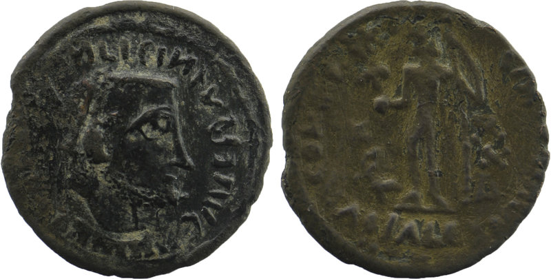 Licinius I - Barbarous Imitation. c. 315-325 AD.. AE follis 
Obv: Barbarous lege...