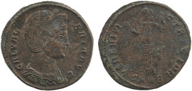 GALERIA VALERIA, wife of Galerius, daughter of Diocletian. Augusta, 293-311 AE 
Nicomedia Mint, Follis
Diademed and draped bust right
Rev: Venus stand...