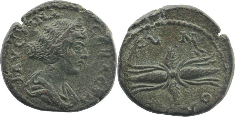 CILICIA, Olba. Faustina Junior wife of Marcus Aurelius. Augusta, 147-175 AD. AE...