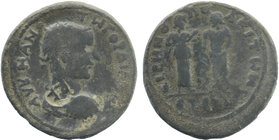 CILICIA, Epiphanea. Gordian III. AD 238-244. AE
Radiate, draped, and cuirassed bust right
Rev: Hygeia standing facing, head right, feeding serpent h...