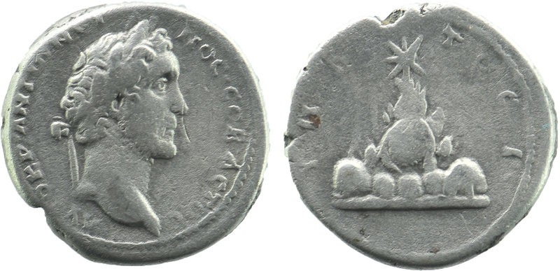 CAPPADOCIA. Caesarea. Antoninus Pius (138-161). Drachm
Obv: ΑVΤΟΚΡ ΑΝΤωΝЄΙΝΟС СЄ...