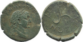 Cilicia, Diocaesarea. Trajan. A.D. 98-117. AE
Laureate head of Trajan right.
Rev: ΔΙΟΚΑΙ ΑΡΕΩΝ, triskeles.
RPC 3240.2 (this coin)
4,34 gr. 20 mm
...