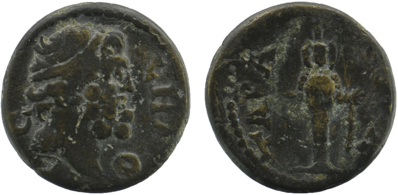 LYDIA. Tabala. Pseudo-autonomous. Time of Septimius Severus (193-211). Ae.
ΔHMOC...