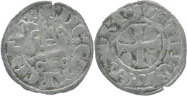 CRUSADER STATES. ACharles II of Anjou (1285-1289) AD  Denier
Châtel tournois / Cross.
Metcalf 952, 962, 1001
0,71 gr. 20 mm