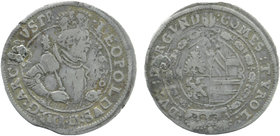 Holy Roman Empire Leopold V (1623-1632) 1630 Ar 10 Kreuzer.
Crowned and armored half-length bust right, holding scepter and sword.
Rev: Coat of arms...