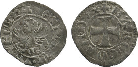 ITALY, Venezia (Venice). Marco Cornaro. 1365-1367. BI Tornosello 
Cross pattée / Lion of S. Marco left. 
CNI VII 20; Papadopoli 5; Paolucci 4.
0,55 gr...