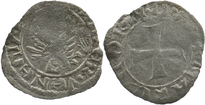 ITALY, Venezia (Venice). Marco Cornaro. 1365-1367. BI Tornosello 
Cross pattée /...