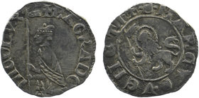 Italy, Venetia, Bartolomeo Gradenigo (1339–1342) 1 soldino ND (1339–1342) 
+ BA GRADO – NICO DVX around standing pope facing left. 
Rev: + S MARCVS VE...