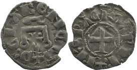 Philippe I of Taranto AD 1294-1332. Lepanto
Denier AR
18mm., 0,65g.
I NEPANTI CIVIS; cross over castell / Phs P TAR DES P; cross.
Metcalf 1099.
0,74 g...