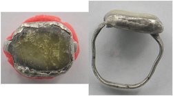 Ancient Silver Ring with stone