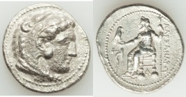 MACEDONIAN KINGDOM. Alexander III the Great (336-323 BC). AR tetradrachm (28mm, 16.71 gm, 2h). XF, roughness. Lifetime issue of Tarsus, ca. 327-323 BC...