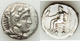 MACEDONIAN KINGDOM. Alexander III the Great (336-323 BC). AR tetradrachm (24mm, 16.78 gm, 3h). VF. Lifetime issue of Tarsus, ca. 333-327 BC. Head of H...