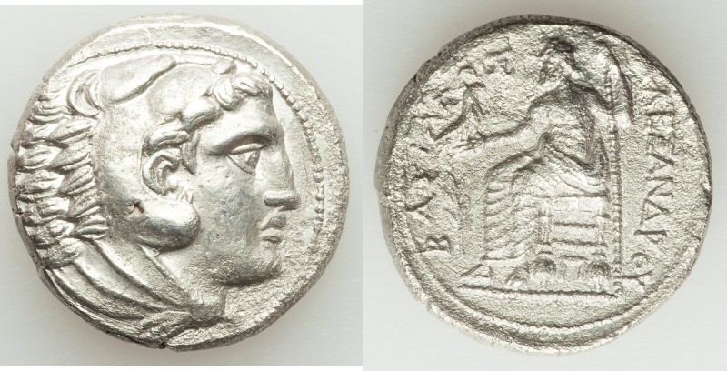 MACEDONIAN KINGDOM. Alexander III the Great (336-323 BC). AR tetradrachm (25mm, ...