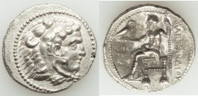 MACEDONIAN KINGDOM. Alexander III the Great (336-323 BC). AR tetradrachm (26mm, 16.80 gm, 6h). XF, roughness. Late lifetime to early posthumous issue ...