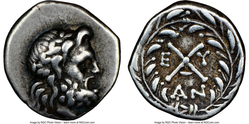 ACHAEAN LEAGUE. Antigoneia (Mantineia). Ca. early 2nd Century BC. AR hemidrachm ...