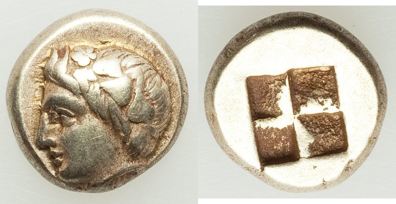 IONIA. Phocaea. Ca. 387-326 BC. EL sixth stater or hecte (10mm, 2.54 gm). VF. Ho...