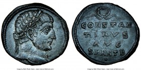 Constantine I the Great (AD 307-337). AE3 (17mm, 11h). NGC XF, smoothing. Antioch, 2nd officina, AD 324-325. Anepigraphic type. Laureate head of Const...