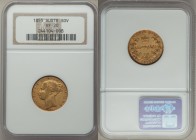 Victoria gold Sovereign 1855-SYDNEY VF20 NGC, Sydney mint, KM2. First year of two year type.

HID09801242017