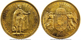 Franz Joseph I gold 10 Korona 1900-KB AU Details (Cleaned) NGC, Kremnitz mint, KM485. AGW 0.0980 oz.

HID09801242017