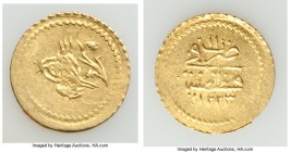 Ottoman Empire. Mahmud II gold 1/4 Zeri Mahbub AH 1223 Year 11 (1817/8) VF, Constantinople mint (in Turkey), KM608. 13.6mm. 0.78gm. 

HID09801242017